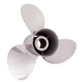 thumbnail image 1 of 11.13 in. Dia. x 13 in. Pitch Right Hand Rubex NS3 Stainless Steel 3-Blade Propeller, 1 of 1