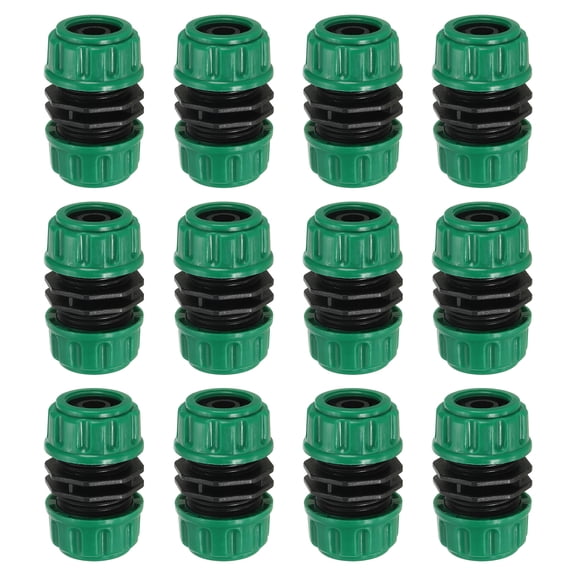 11/16" Hose Repair Connector Extender, 17 Pcs Plastic Garden Hose Repair Water Hose Connectors, Marigold