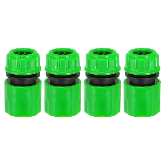 11/16" Hose Repair Connector Extender, 24 Pcs Plastic Garden Hose Repair Water Hose Connectors, Marigold