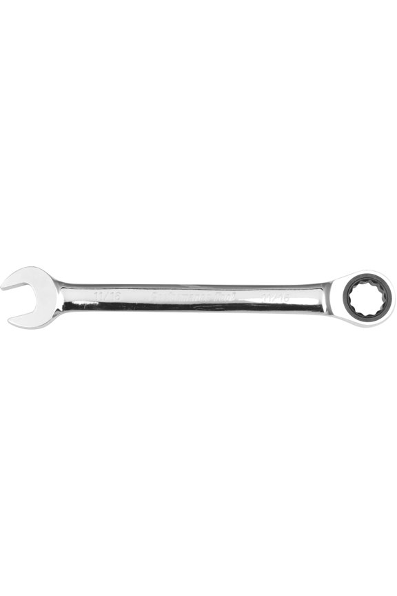 W30257 Professional Chrome Vanadium SAE 11/16-Inch Ratcheting Wrench