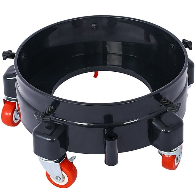 11.2" Bucket Dolly, Removable Rolling Bucket Dolly, Easy Push 5 Roll