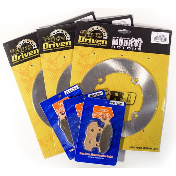 11-2013 Can-Am Commander X 1000 Front & Rear MudRat Brake Rotors & Brake Pads