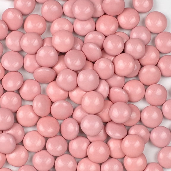 11,232ct Pink Bulk Chocolate Coated Gems For Parties, Gifting, Baking And Candy Buffets (22.5lb)