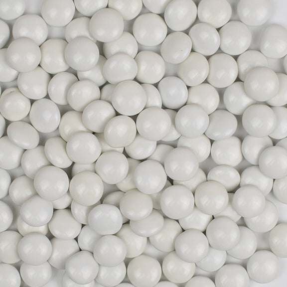 11,232ct White Bulk Chocolate Coated Gems For Parties, Gifting, Baking And Candy Buffets (22.5lb)