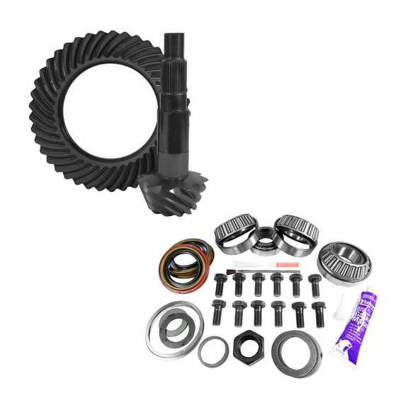 11.25" Dana 80 Thin 3.73 Rear Ring & Pinion, Install Kit, 4.375" OD Bearing