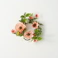thumbnail image 1 of 11.25"H Sullivans Peachy Poppy Mini Wreath, Multicolored, 1 of 4