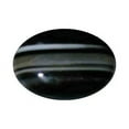 thumbnail image 1 of 11.25 Ratti Sulemani Hakik Stone Original Certified Natural Black Onyx Gemstone-B0C2D4, 1 of 4