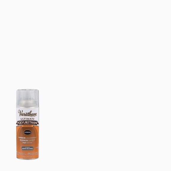 Varathane 11.25 oz. Clear Semi-Gloss Oil-Based Interior Polyurethane Spray 6-Pack Exterior Wood Surfaces, UV-Resistant Formula