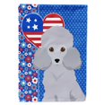 thumbnail image 1 of 11.25 x 15.5 in. Toy Silver Poodle USA American Garden Flag, 1 of 1