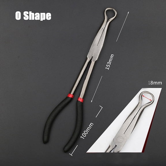 11" 280mm Long Handle Multi-Functional Reach Circle Nose Pliers Plug Puller