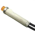 thumbnail image 1 of 11-383 - INDICATOR 12V LED 9MM ORN PRESS FIT WITH WIRE, 1 of 1