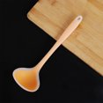 thumbnail image 1 of 11.4 Inch Silicone Soup Ladle Spoon Restaurant Kitchen Scoop Utensil Cooking Supplies Orange, 1 of 7