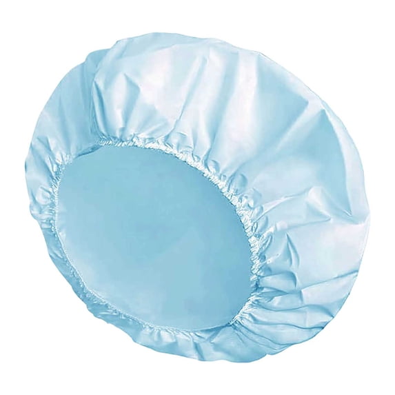 11.4" Shower Caps for Women Reusable Waterproof, EVA Single Layer Bath Cap, Solid Color Design, Soft Elastic Large Shower Bonnet for Long Hair, Braids for Shower, Spa, Travel