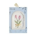 thumbnail image 1 of 11.41in Floral Tulips Embroidered Towel Absorbent Face Hand Towel Soft Bath Gift Home Decor(Blue), 1 of 6