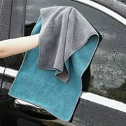 11.41x23.6In Double Sided Microfiber Car drying towel Thick and Super Absorbent, Anti-Lint, for Car Washing and Drying