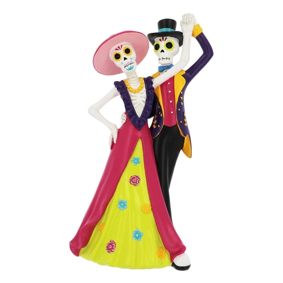 11.42" Dancing Skeleton Couple Resin Tabletop Dcor by Ashland