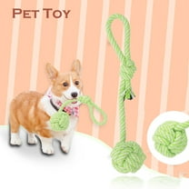 11.42 Inch Braided Rope Chew Toy for Puppies and Small Medium Dogs - Dental Health Teething Relief and Interactive Play