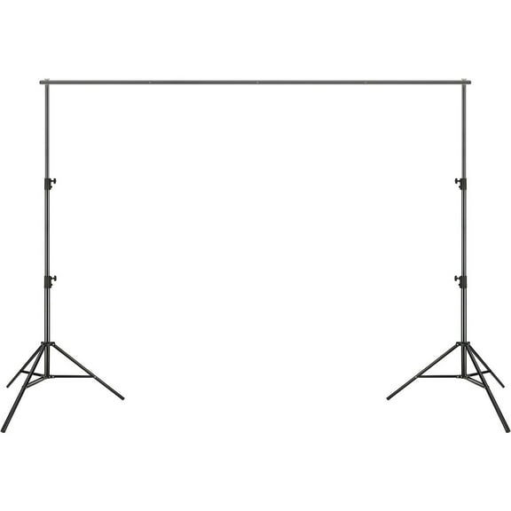 11.48 x 9.58 ft Heavy Duty Backdrop Stand, Height Adjustable Photography Backdrop Stand, Background Support System with 6 Clamps and A Carry Bag, for Party, Wedding, Display, Photo