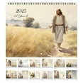 11.4x8.2 inch Jesus Calendars, 2025 Monthly Bible Calendar, Eye