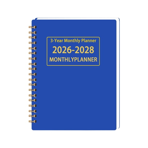 11.4x8.6 Inch Monthly Planner 3 Year Monthly Planner 2026-2028 - Planning Journal Agenda for Work Teacher, Desk Student Household School, Calendar Notebook