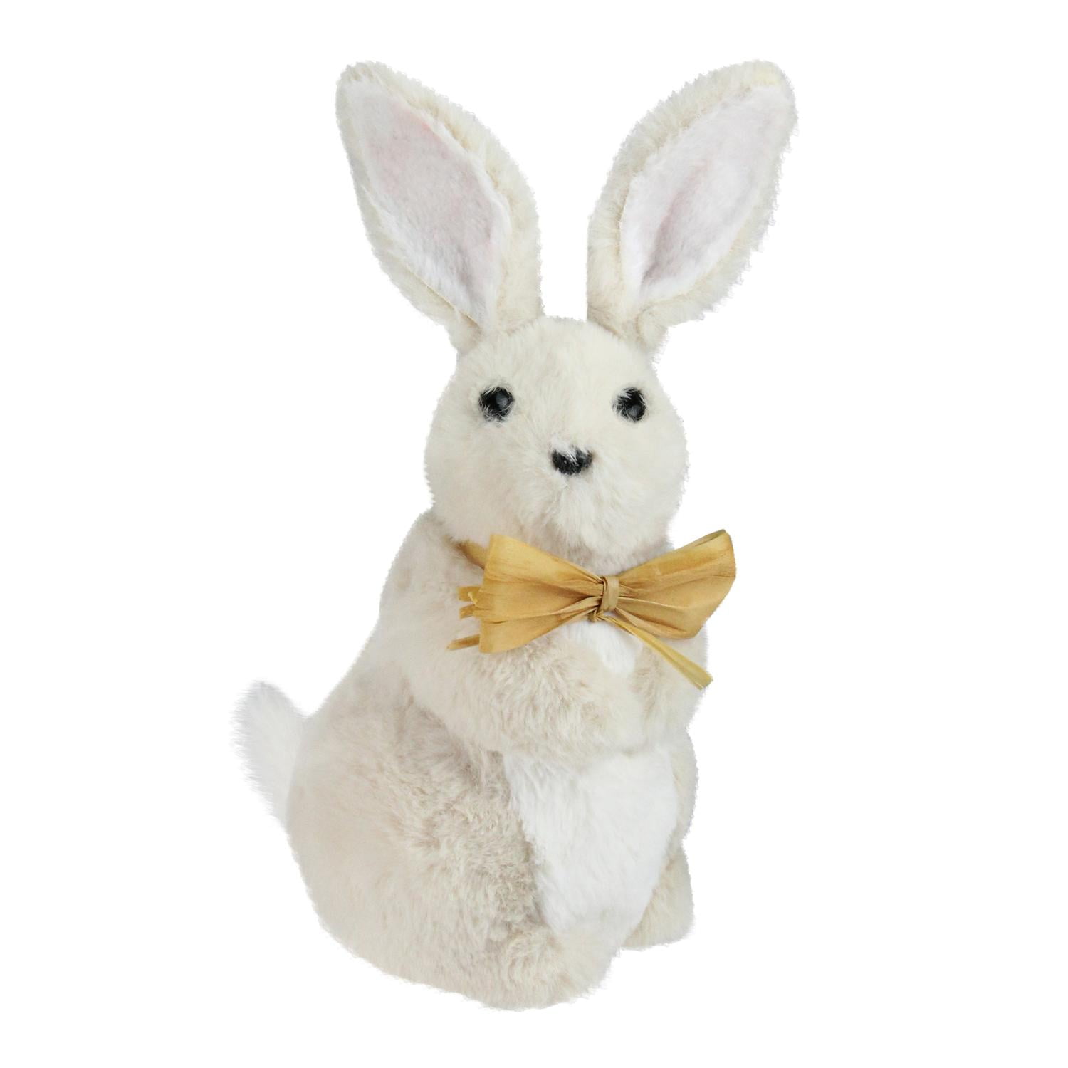 11.5" Beige Plush Standing Easter Bunny Rabbit Boy Spring Figure - Walmart.com