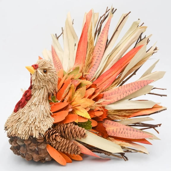 11.5" Harvest Turkey Thanksgiving Decorations