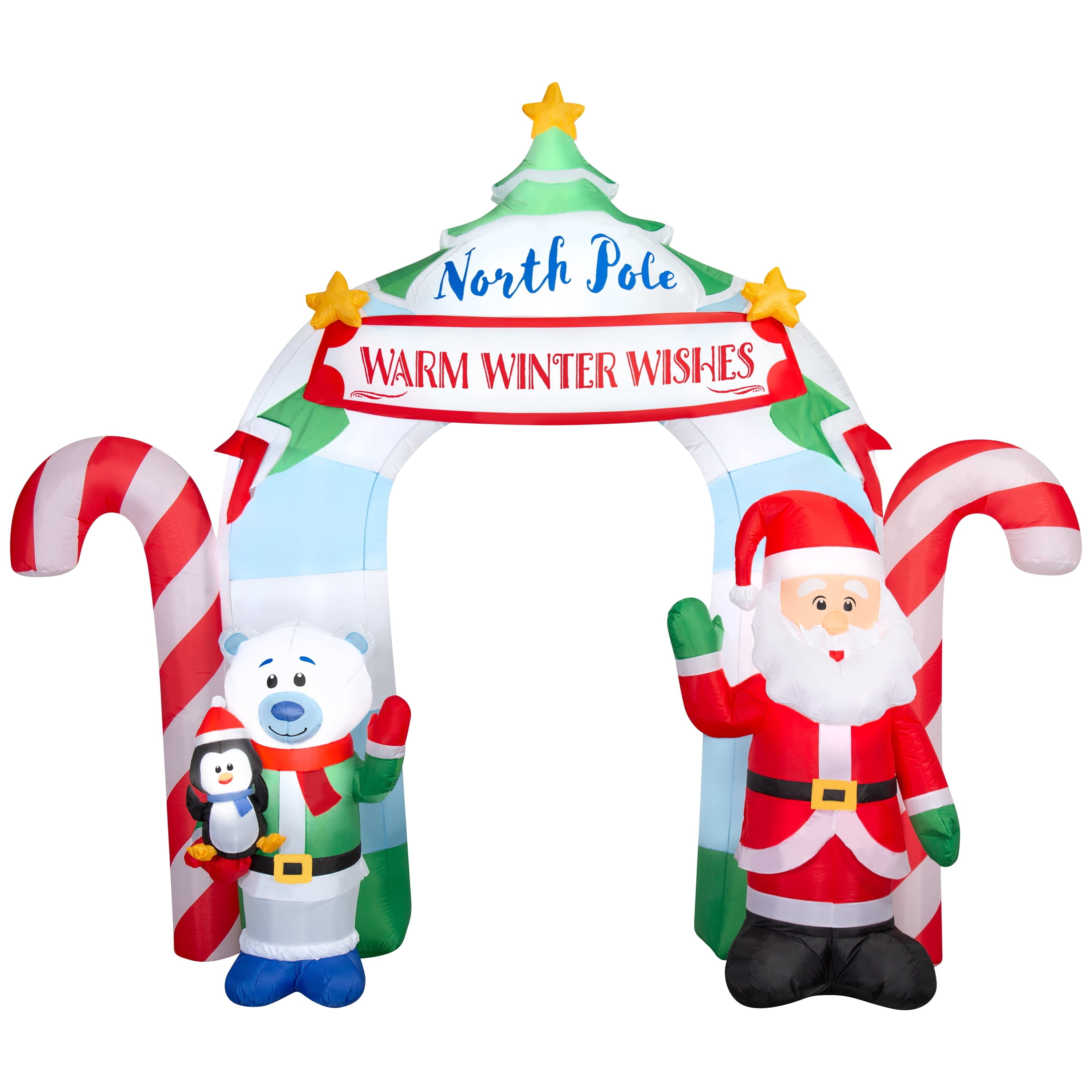 Multicolor Igloo Archway Christmas Airblown Yard Inflatable, 11.5', by Holiday Time