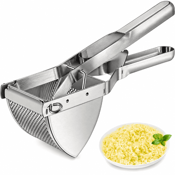 Potato Ricer Stainless Steel 22oz 11.5 inch Ergonomic for Mashed Potato Gnocchi Kitchen Home
