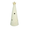 thumbnail image 1 of Northlight 11.5" LED Lighted White Christmas Tree with Star Cut-Outs Table Top Figure, 1 of 3