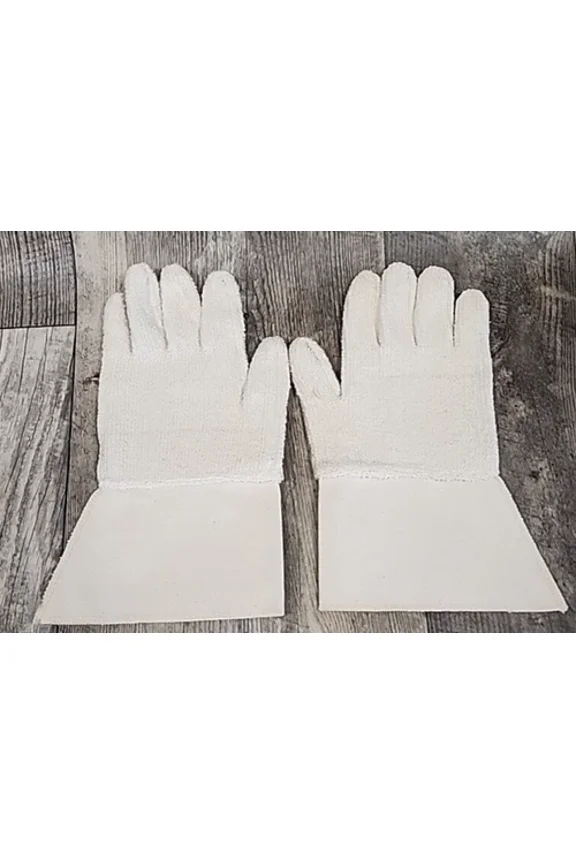 11.5'' Terry Heat Resistant High Temp Gloves Casting Melting Furnace Usa