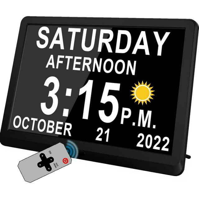 11.5 '' Ultra Large Digital Clock with 19 Alarms & 20 Custom Reminders
