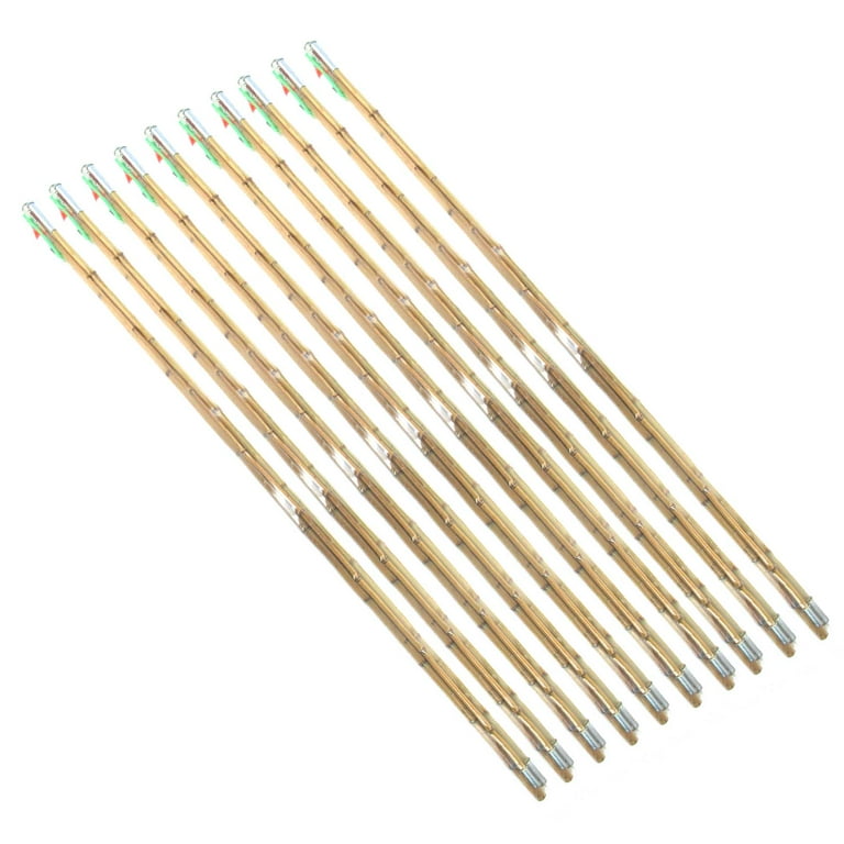 BambooMN Vintage Bamboo Fishing Rod Poles, 3-Piece,