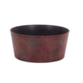 thumbnail image 1 of 11.5 in. Round Planter with A Tapered Body - Rustic Red, 1 of 1