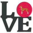 thumbnail image 1 of 11.5 x 11.75 in. Ibizan Hound Love Metal Artwork Wall Decor, 1 of 1