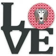 thumbnail image 1 of 11.5 x 11.75 in. Saluki Metal Artwork Love Wall Decor, 1 of 1