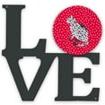 thumbnail image 1 of 11.5 x 11.75 in. Serengeti Cat Love Metal Artwork Wall Decor, 1 of 1