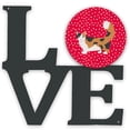 thumbnail image 1 of 11.5 x 11.75 in. Skookum Cat Love Metal Artwork Wall Decor, 1 of 1