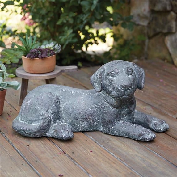 11.5 x 25 x 13 in. Labrador Puppy Garden Statue