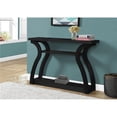thumbnail image 1 of 11.5 x 47.25 x 32 in. Hollow Core Particle Board Accent Table Hall Console Table, Black, 1 of 1