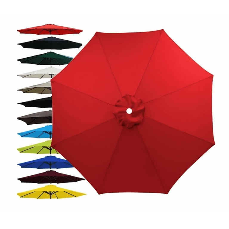 11.5 ft patio umbrella replacement canopy 11.5FT Patio Umbrella Replacement Canopy, Market Umbrella Top, Outdoor  Table Umbrella Canopy for 8 Ribs, Canopy Only - Red