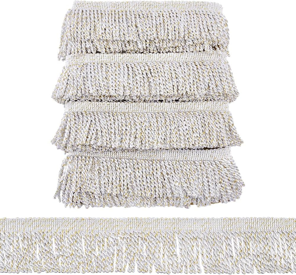11.5M Polyester Twisted Tassel Fringe Trimming Curtain Decoration ...
