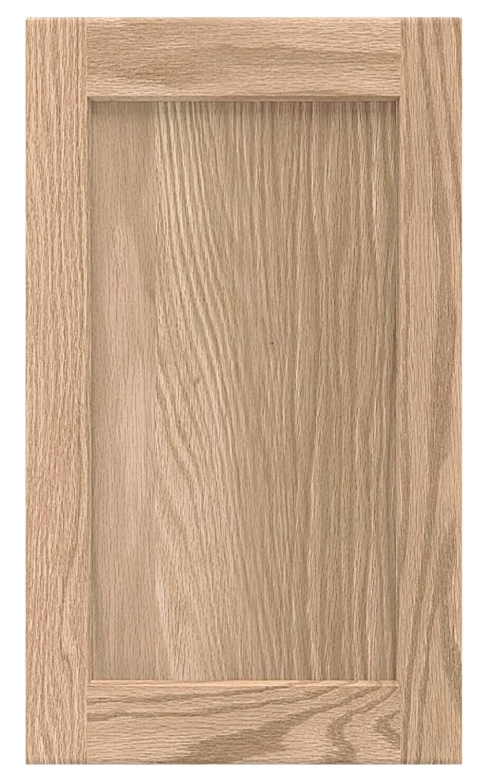 11.5W x 29H Unfinished Oak Kitchen Cabinet Door Replacement, Shaker