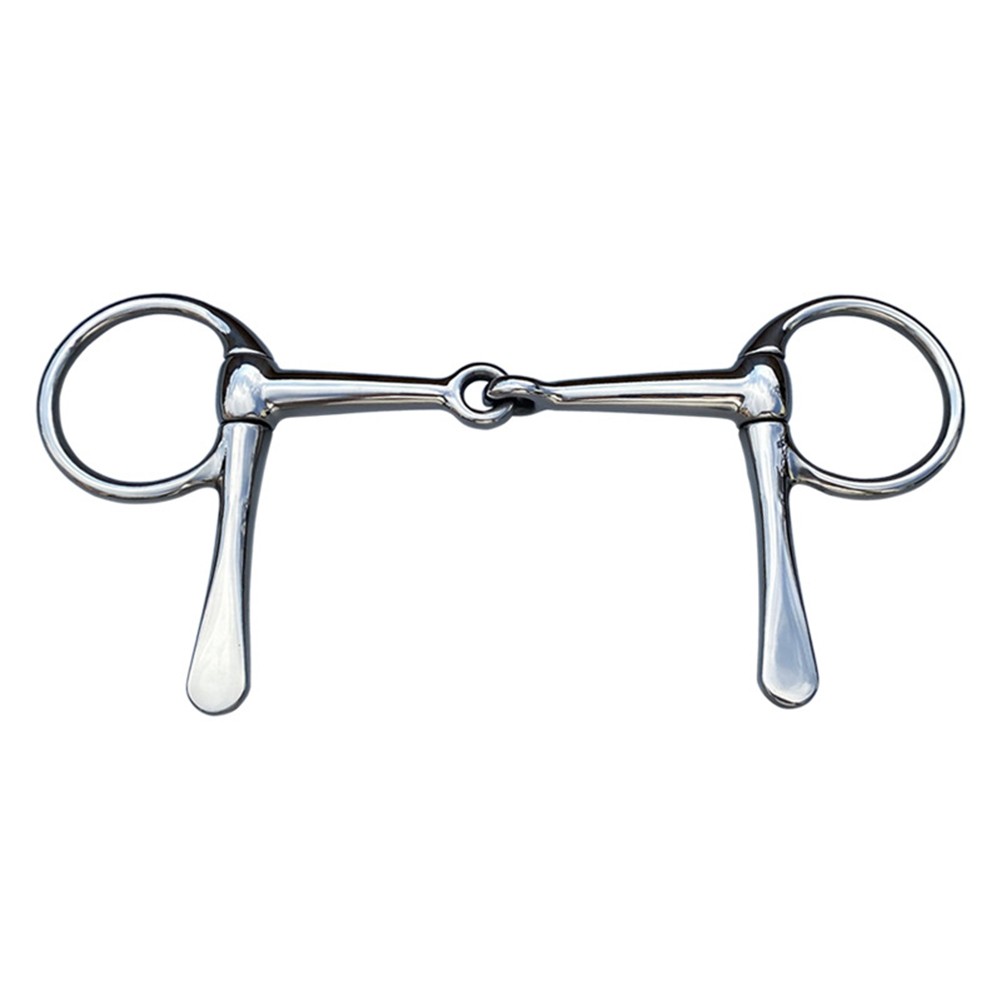 11.5cm Stainless Steel Horse Bit Full Cheek Snaffle Bit Mouth Horse