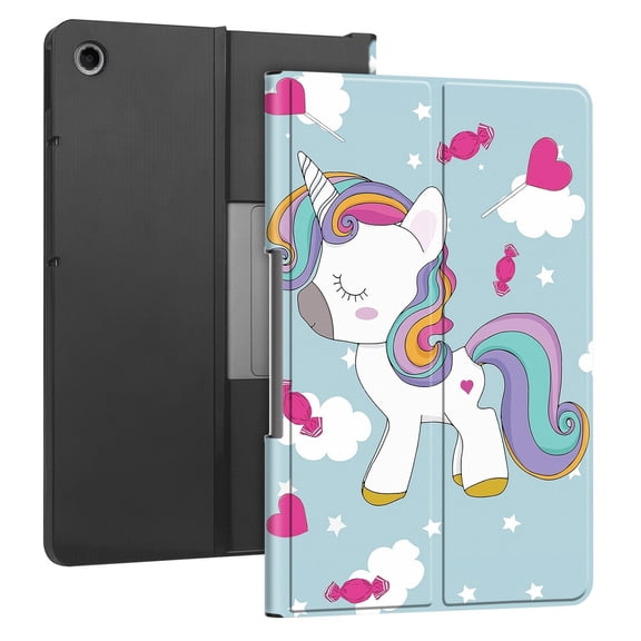 11.5inch Tablet Case for Tab PU Leather, Floral Pattern, Adjustable Stand & Anti-Slip Base Full Device