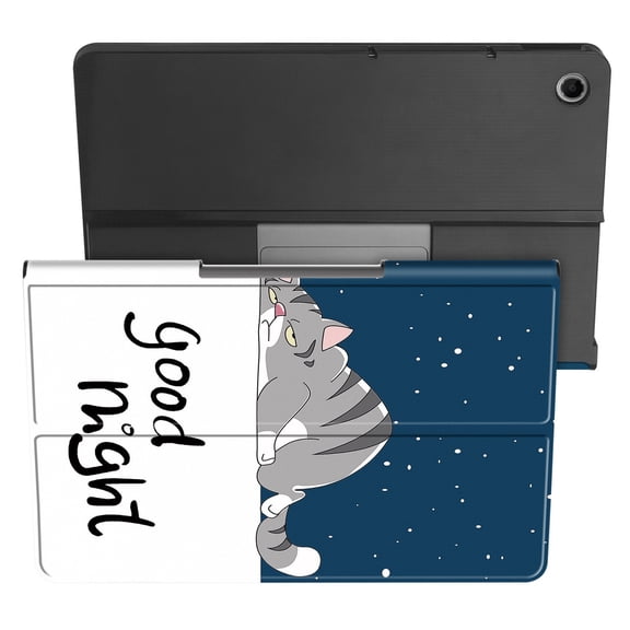 11.5inch Tablet Case for Tab PU Leather, Floral Pattern, Adjustable Stand & Anti-Slip Base Full Device