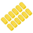 thumbnail image 1 of 11.5mm Rubber Pool Tip Cover Pool Cue Stick Tip Protector for Billiard Club Snooker Head Guard, Yellow, 12 Pack, 1 of 6