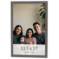 thumbnail image 1 of 11.5x17 Frame Blue Kingsley Pewter Solid Wood Picture Frame Width 0.75 Inches |Interior Depth 0.5, 1 of 8