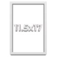 thumbnail image 1 of 11.5x17 White Shadowbox Frame - Interior Size 11.5x17 by 1 Inches - Made to Display Items Up To 1 Inches Deep, 1 of 8