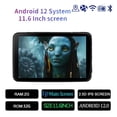 thumbnail image 1 of 11.6 INCH Android12 2G+32G Car Headrest Monitor IPS USB HDMI TV Display With RCA AV Wifi Mirroring Car Rear Seat Screen Video Player, 1 of 10
