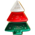 11.6 Inches Big Colorful Snack Appetizer Trays Set, Tree Dessert